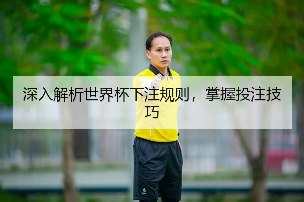 深入解析世界杯下注规则，掌握投注技巧